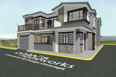 Residential home design in the Philippines.