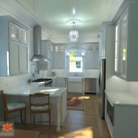 light and bright kitchen