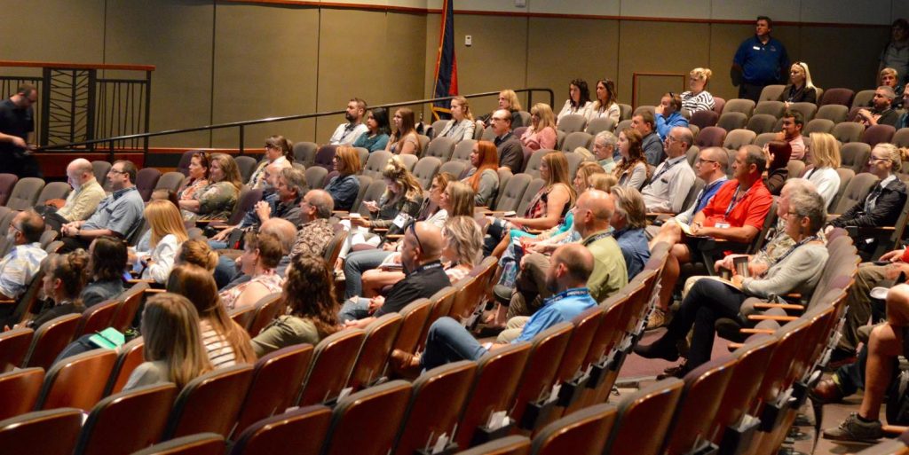 Chief Architect customers gathered at the 2018 Chief Academy ready for a training.