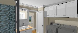 Converting an Unfinished Space into a Beautiful Laundry/Bathroom ...