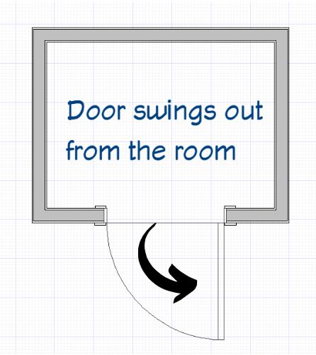 Door Outswing graphic