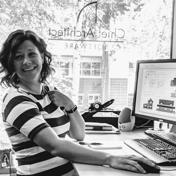 Portrait of Adrean Stephenson, Content Manager. Pictured in striped shirt.