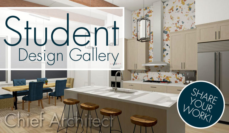 Chief Architect Student Design Gallery graphic.