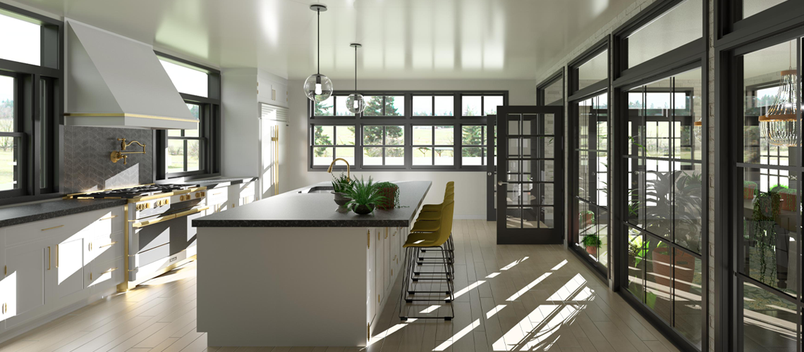 Chief Architect Design of the Year Contest. Contemporary Kitchen Rendering