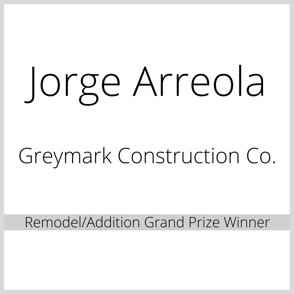 Jorge, remodel winner image