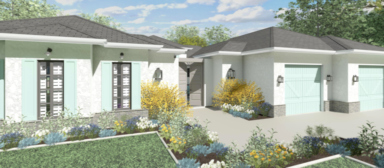 Chief Architect Residential Contest Rendering of Craftsman Home