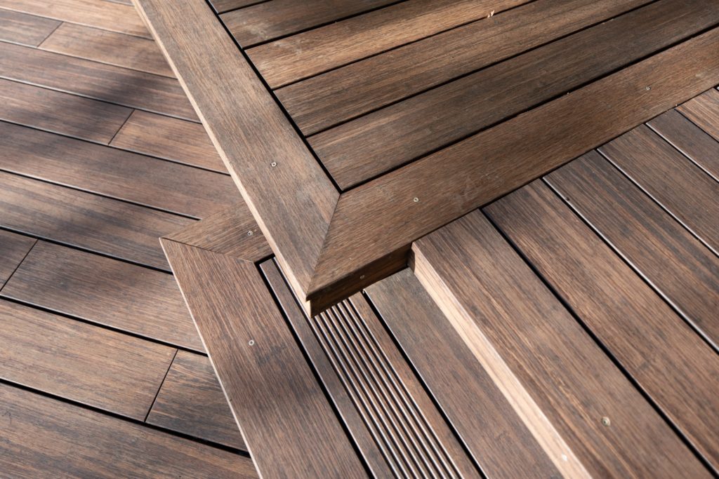 Moso bamboo decking.