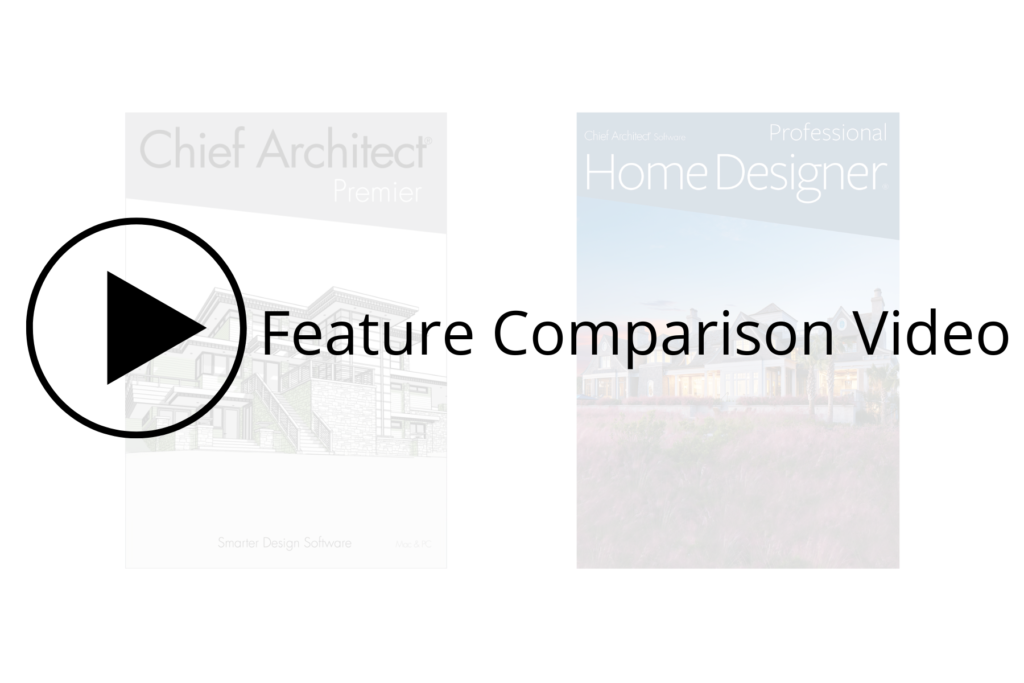 Comparing Chief Architect Premier And