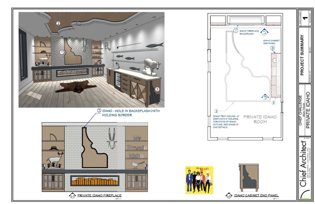 Layout page of the Private Idaho project