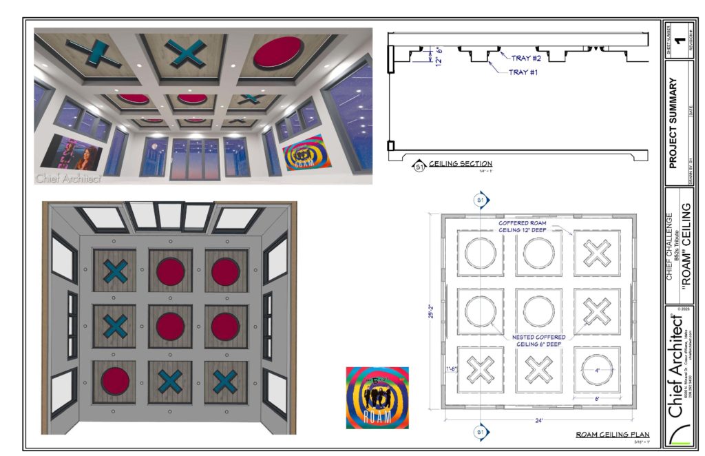 Layout page of the Roam project