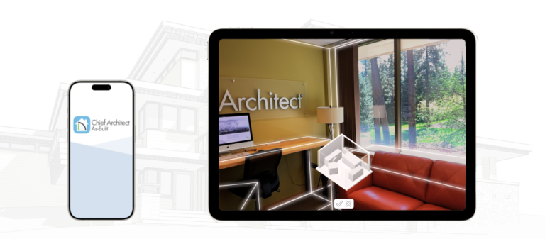 An image of the Chief Architect As-Built app.