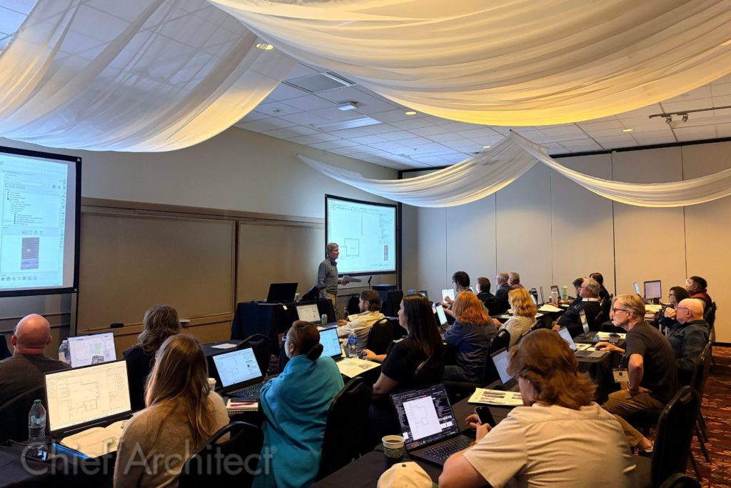 A Chief Architect training class.