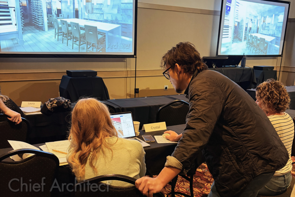 Chief Architect staff working with a Chief Architect User