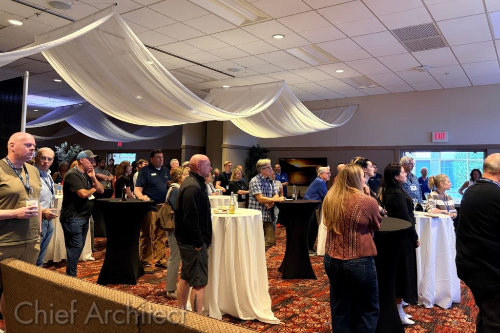 Chief Architect users at the Chief Academy welcome reception.